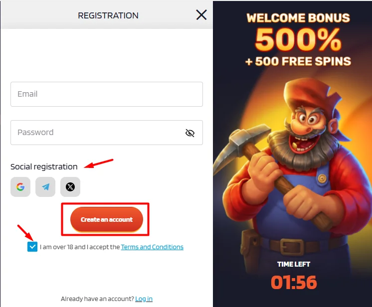 registration process