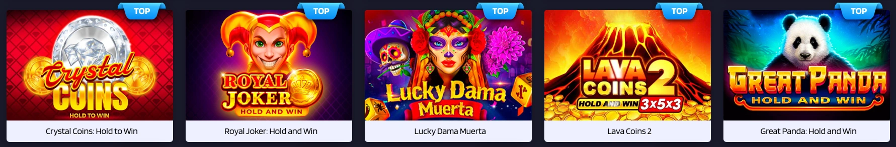 Lucky Mister Casino top video slots selection