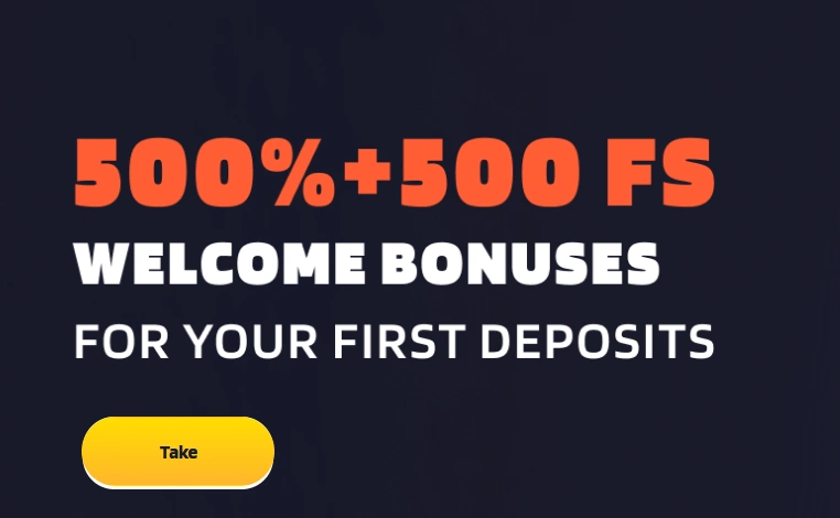 Lucky Mister Casino 500% welcome bonus and 500 free spins offer